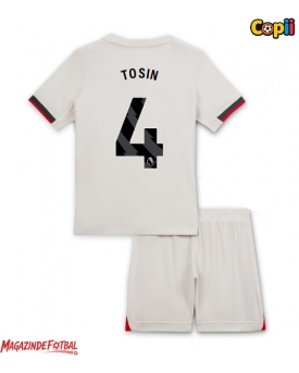 Chelsea Tosin Adarabioyo #4 Echipament de Fotbal Replică 2025-26 Copii Deplasare (+ Șorturi)